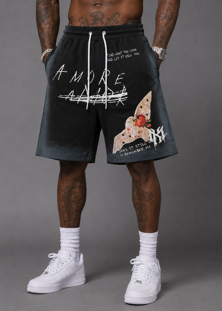 Amore Shorts - Black (NOT SOLD SEPARATELY - Add Amore Shirt to your Cart)