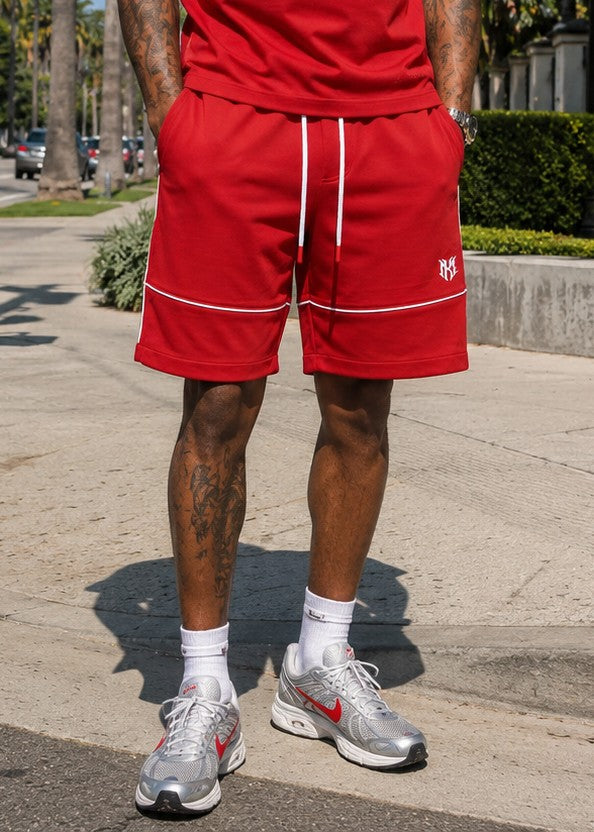 M659 Live Life Shorts - Red