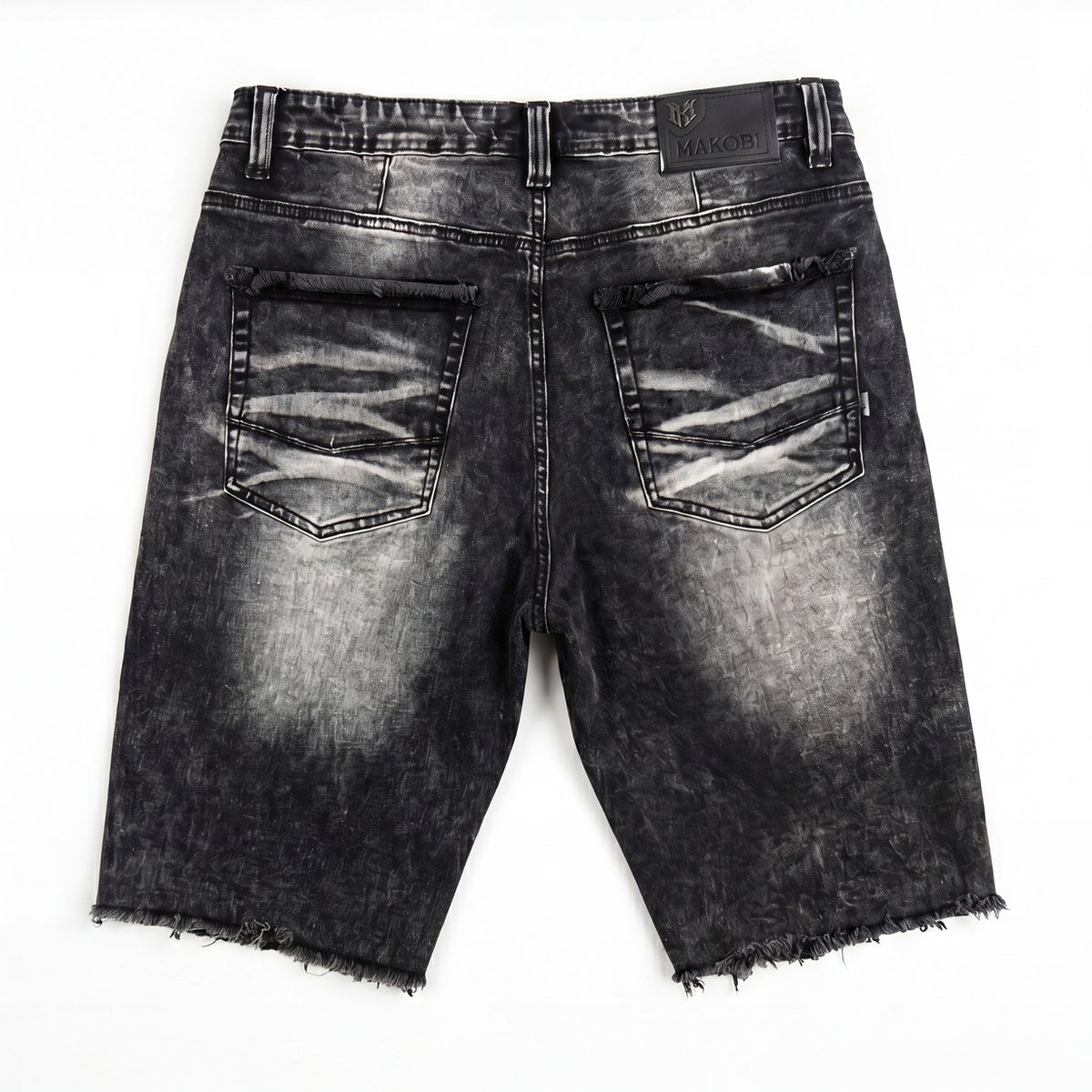 M671 Dolore Pain Denim Shorts - Black Wash