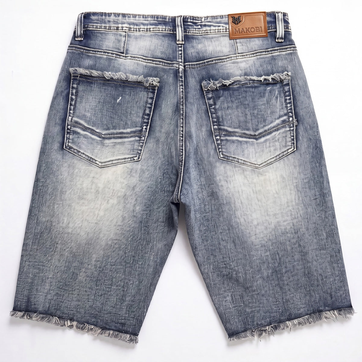 Makobi M671 Dolore Pain Denim Shorts in Dirt, view 6