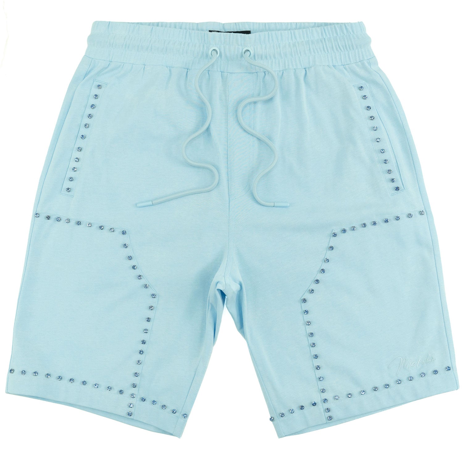 Jersey Bottom | M683 Prada Shorts - Blue