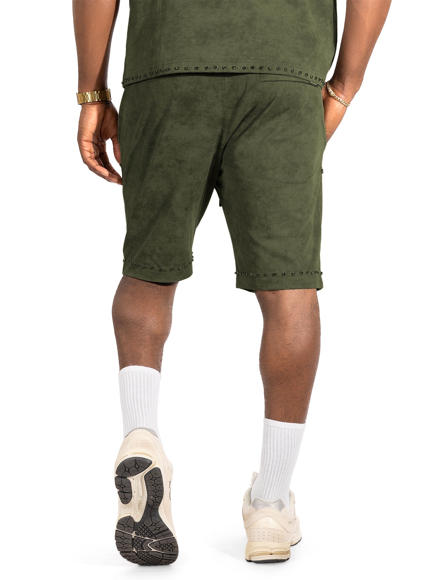 Jersey Bottom | M683 Prada Shorts - Olive