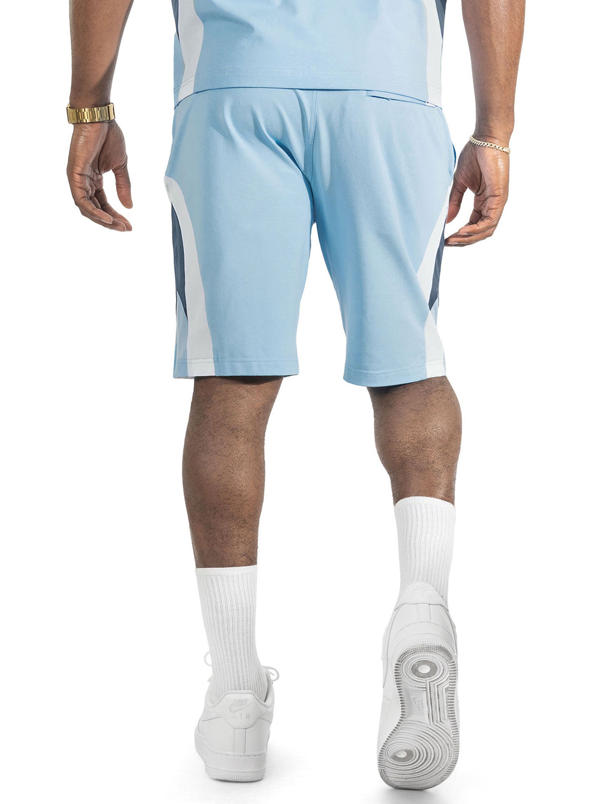 Makobi M398 Leone Short Set in Light Blue, view 5