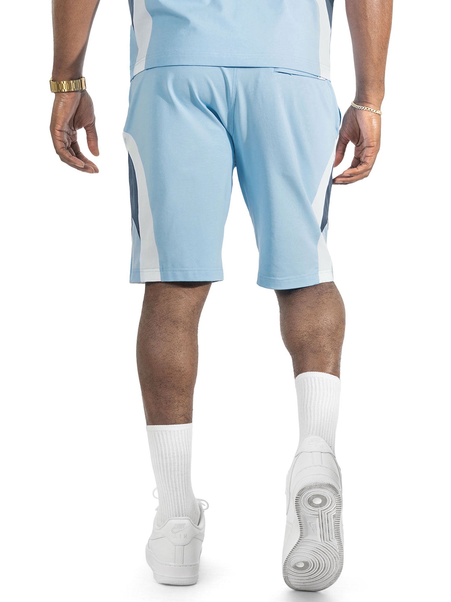 Makobi M398 Leone Short Set in Light Blue, view 5