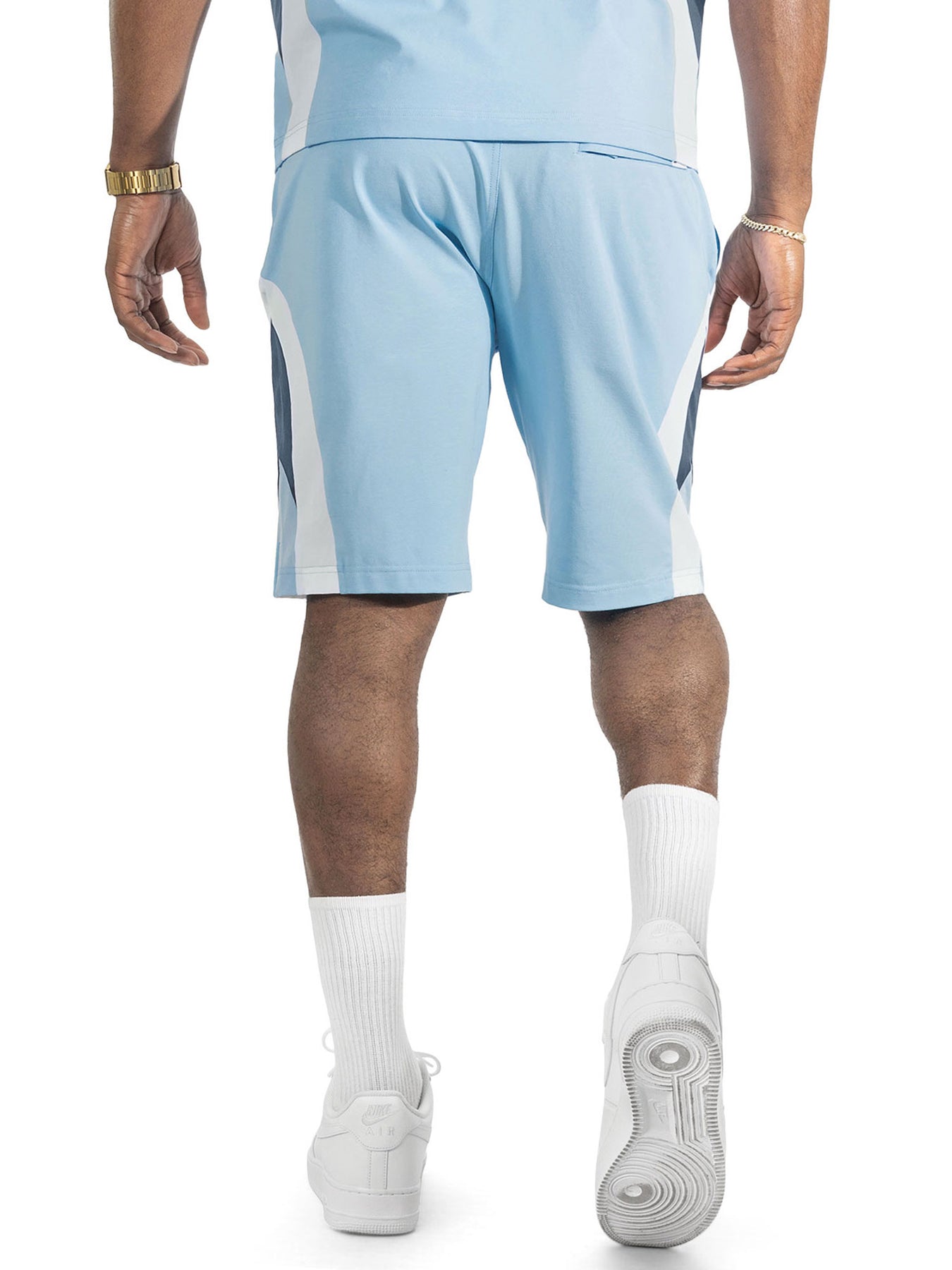 M398 Leone Short Set - Light Blue