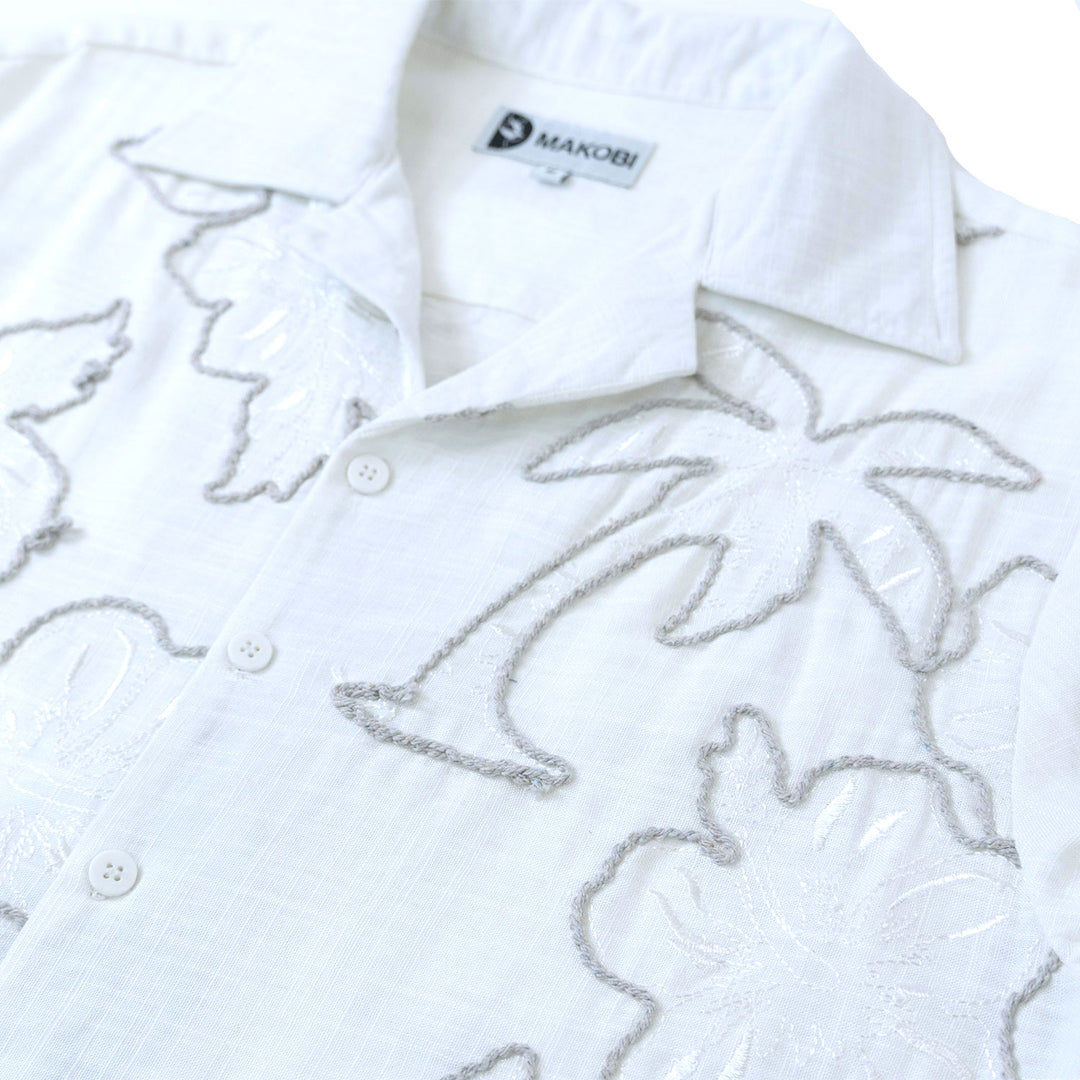 M822 Levonia Linen Shirt - White