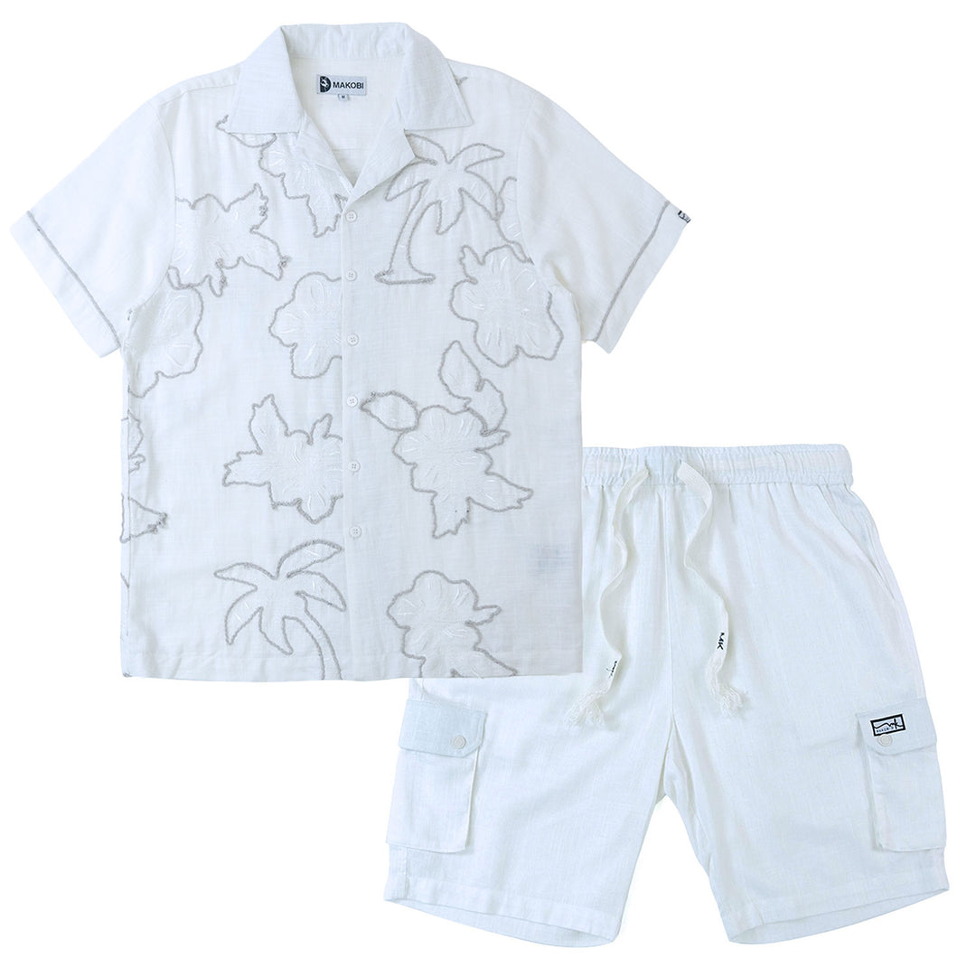 M822 Levonia Linen Shirt - White