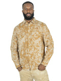 Makobi M837 Berteli Acid Plaid Shirt in Mocha