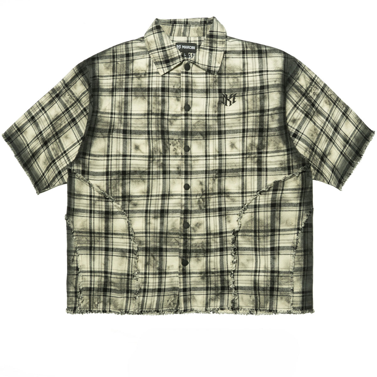 M838 Tesoro Plaid Shirt - Black