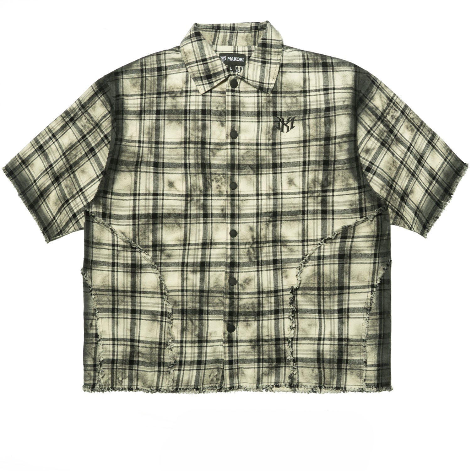 M838 Tesoro Plaid Shirt - Black