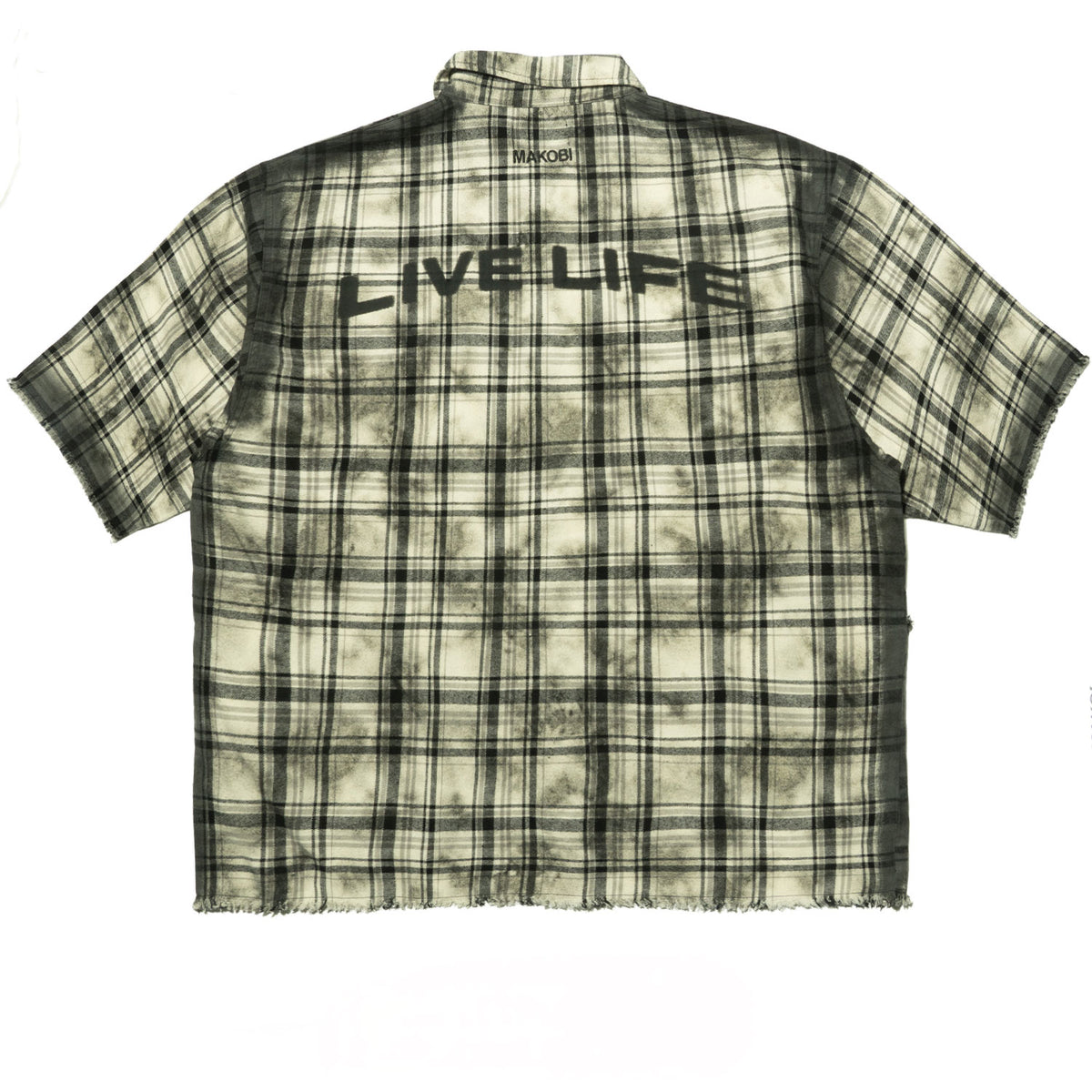 M838 Tesoro Plaid Shirt - Black