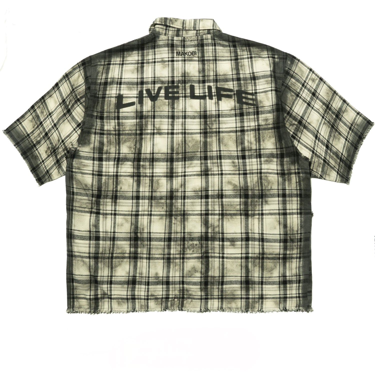 M838 Tesoro Plaid Shirt - Black