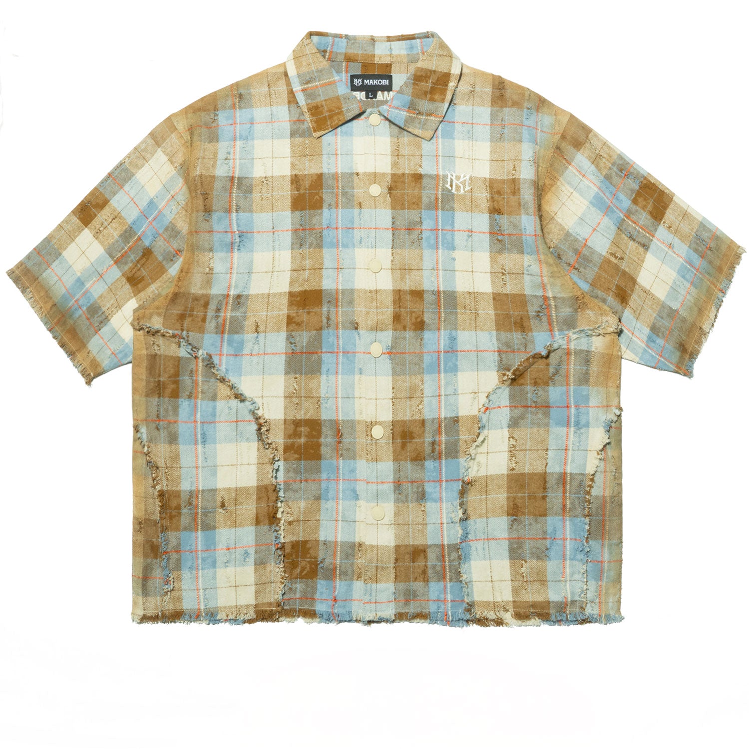 M838 Tesoro Plaid Shirt - Khaki