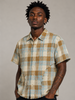 M838 Oxford Button Down Plaid Shirt - Khaki