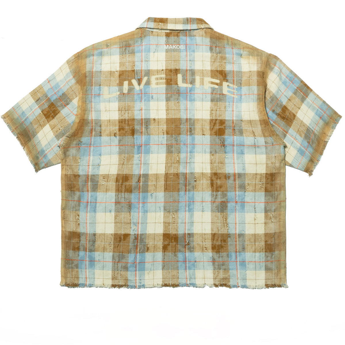 M838 Tesoro Plaid Shirt - Khaki