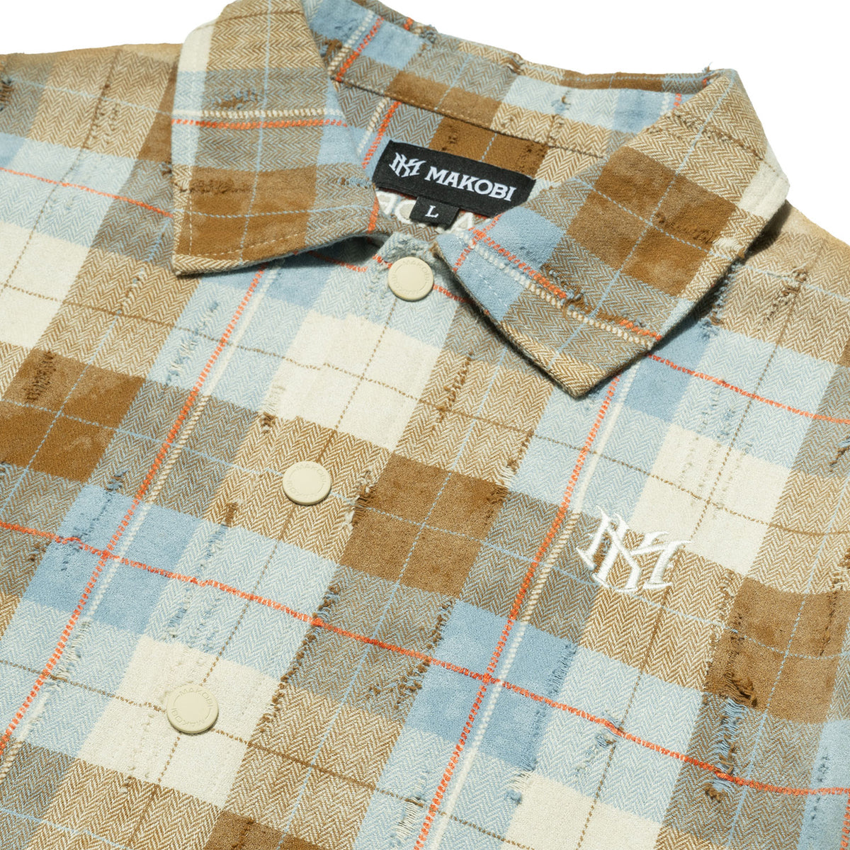 M838 Tesoro Plaid Shirt - Khaki