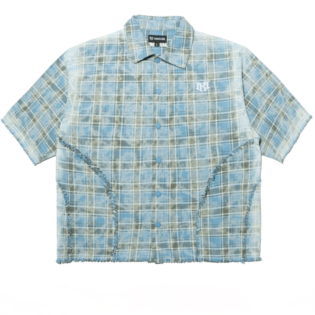 M838 Tesoro Plaid Shirt - Blue