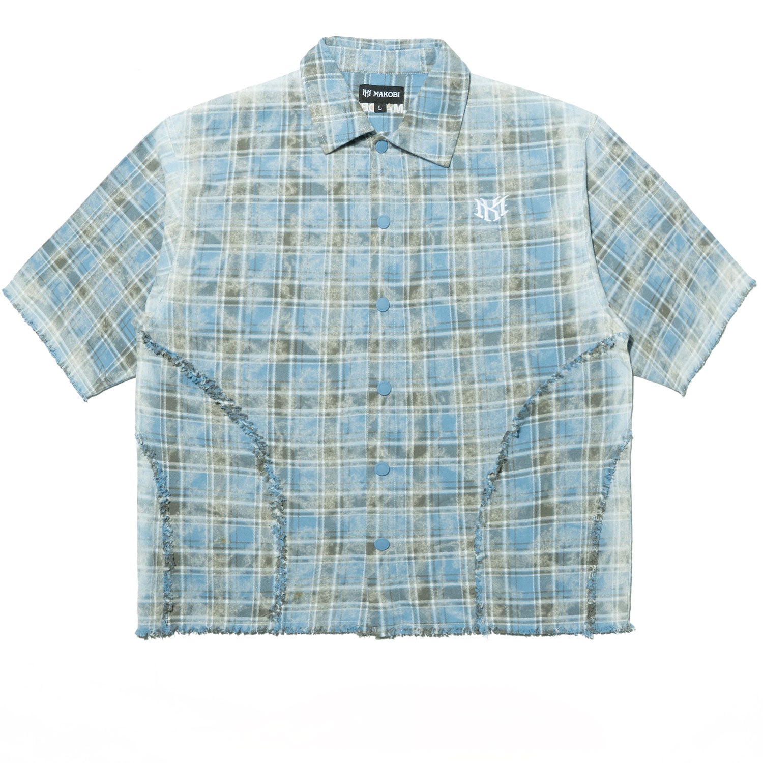 M838 Tesoro Plaid Shirt - Blue