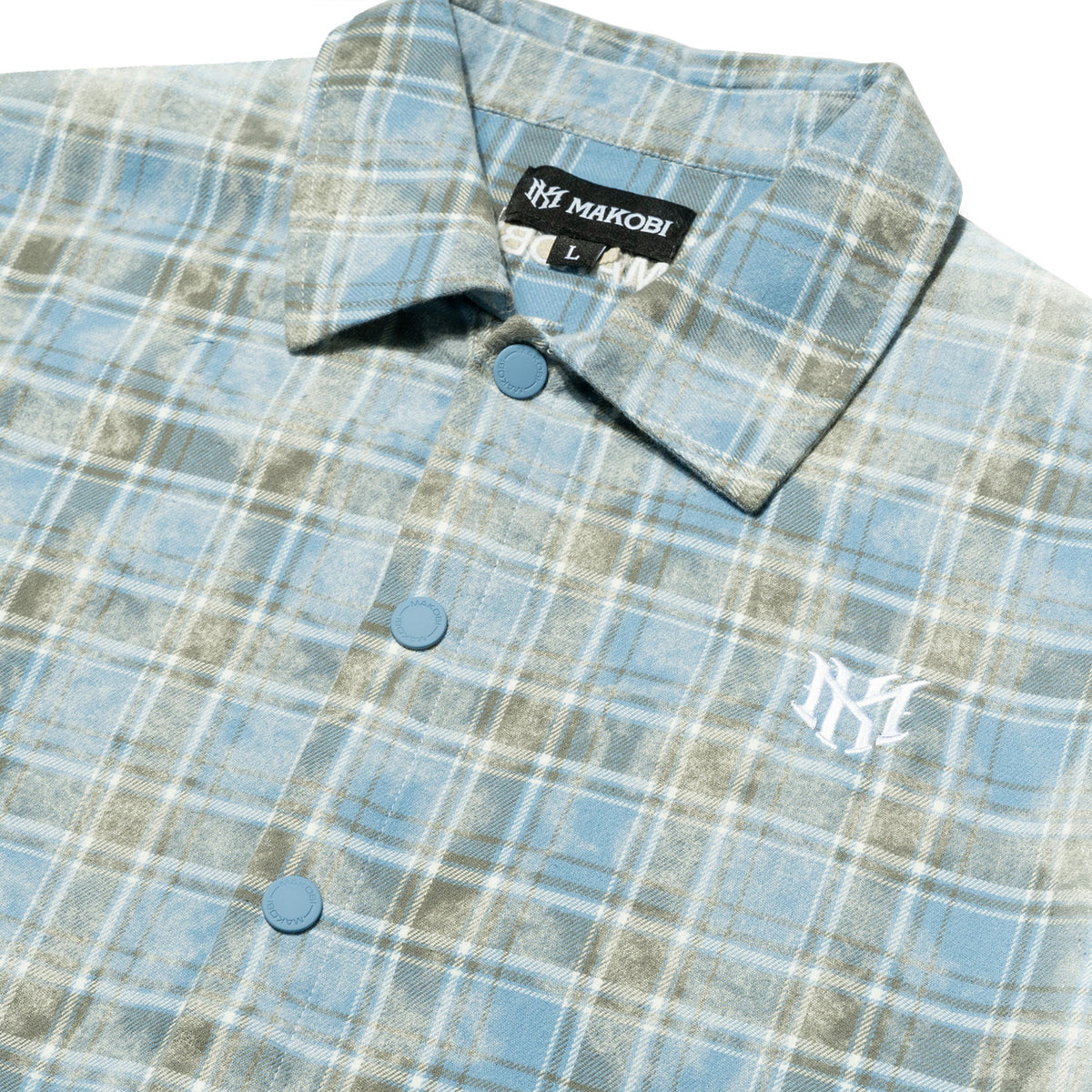 M838 Tesoro Plaid Shirt - Blue