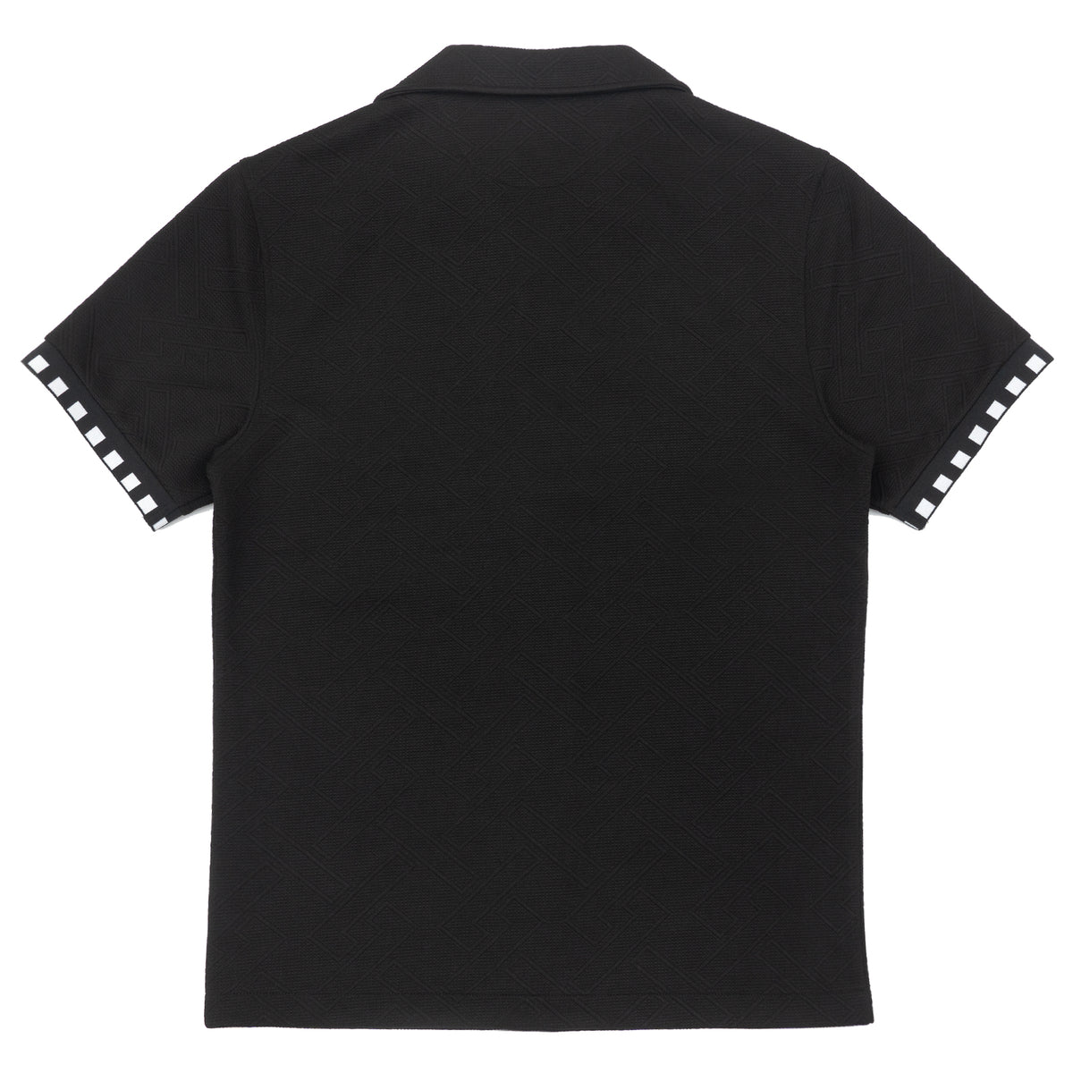 Makobi M863 Bianchi Jacquard Button Down in Black, view 5