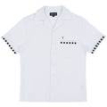 Makobi M863 Bianchi Jacquard Button Down in White