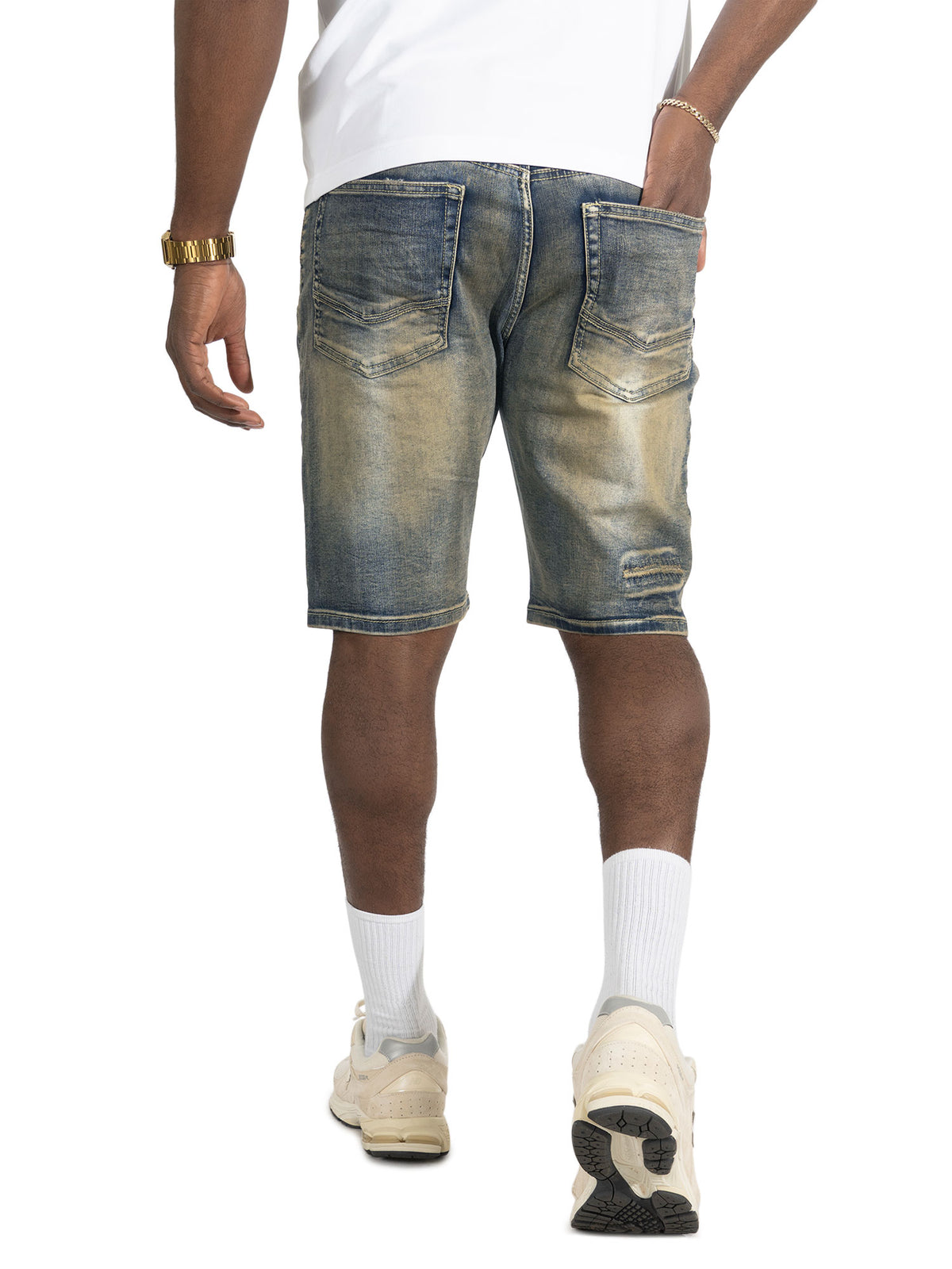 M904 Prego Denim Shorts - Antique