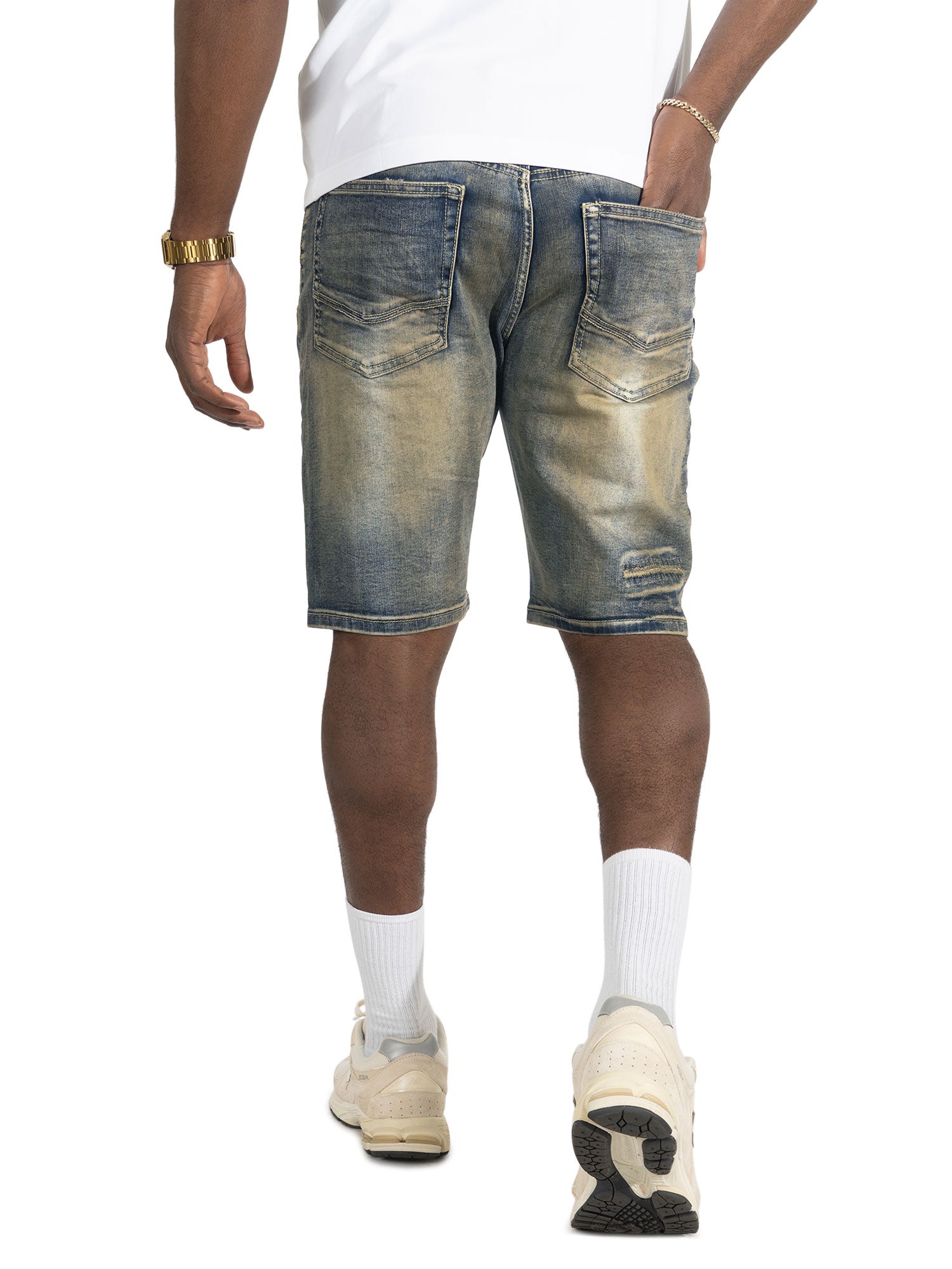 M904 Prego Denim Shorts - Antique