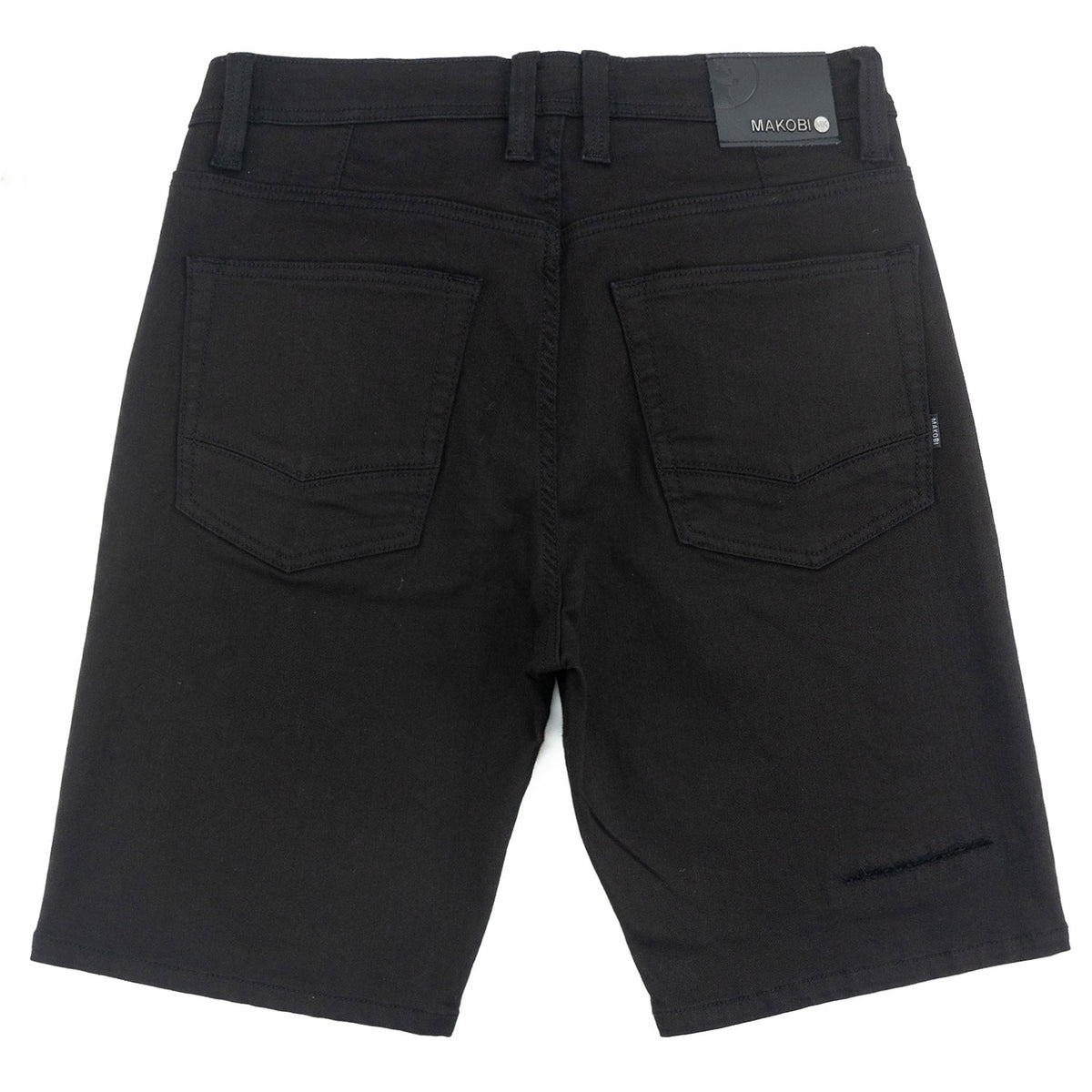 M904 Prego Denim Shorts - Jet Black