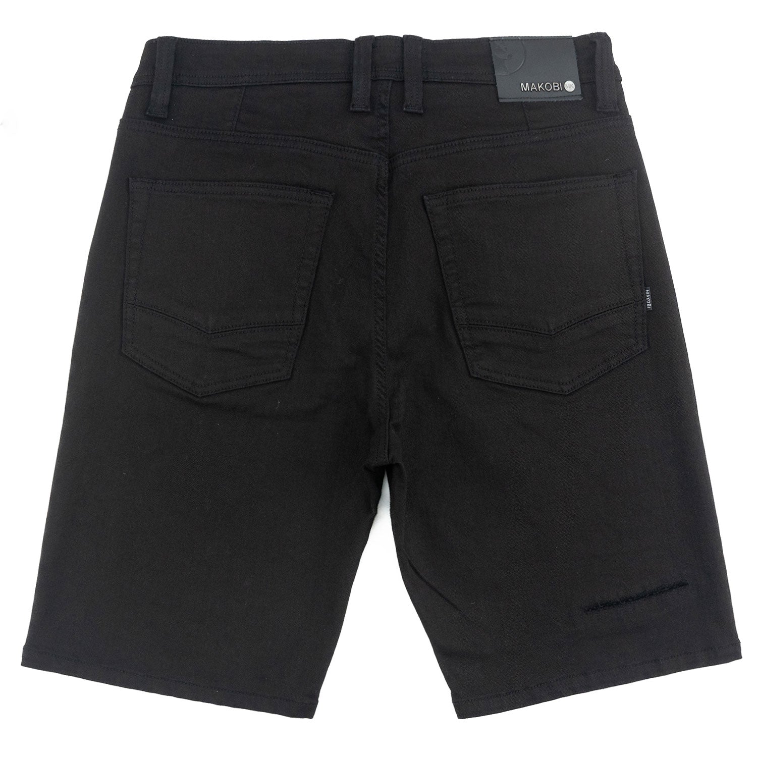 M904 Prego Denim Shorts - Jet Black