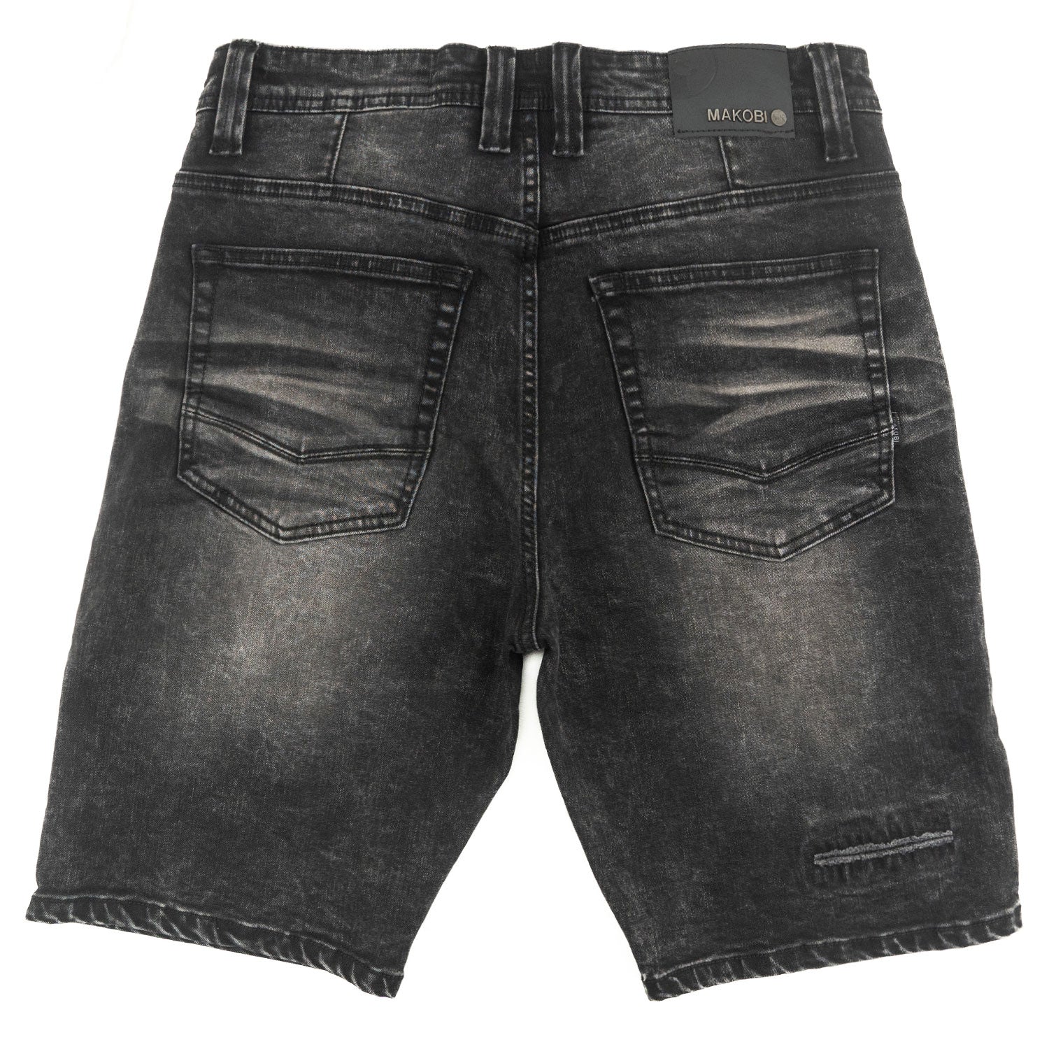 M904 Prego Denim Shorts - Black Wash