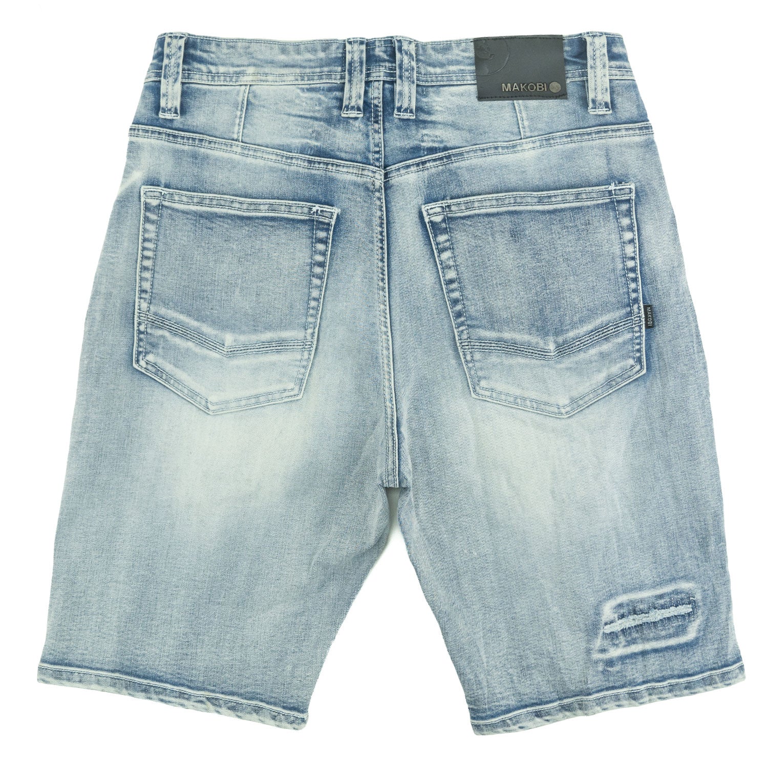 M904 Prego Denim Shorts - Light Wash
