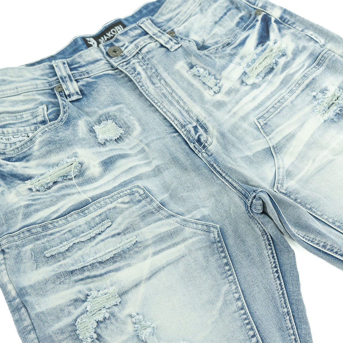 M904 Prego Denim Shorts - Light Wash