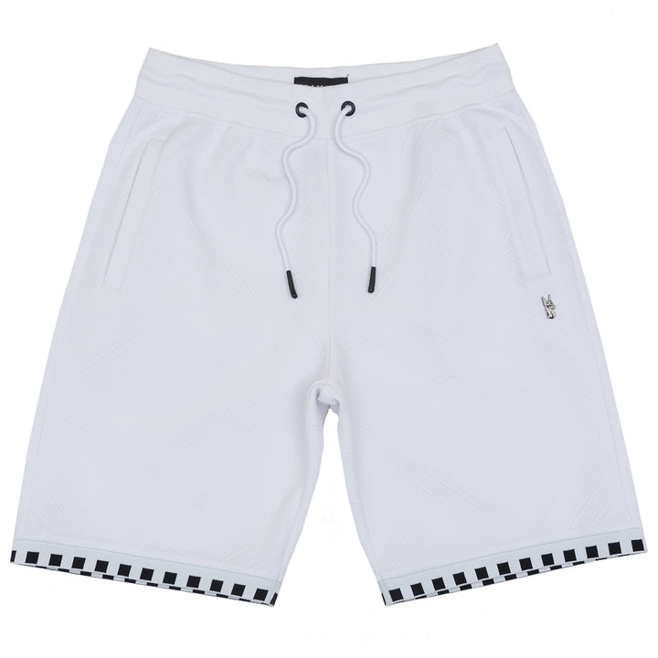 M963 Bianchi Jacquard Shorts - White