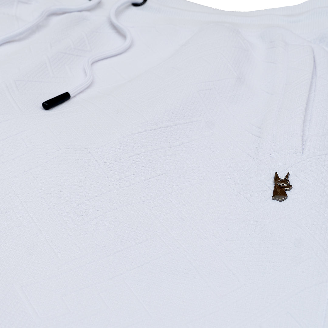 M963 Bianchi Jacquard Shorts - White