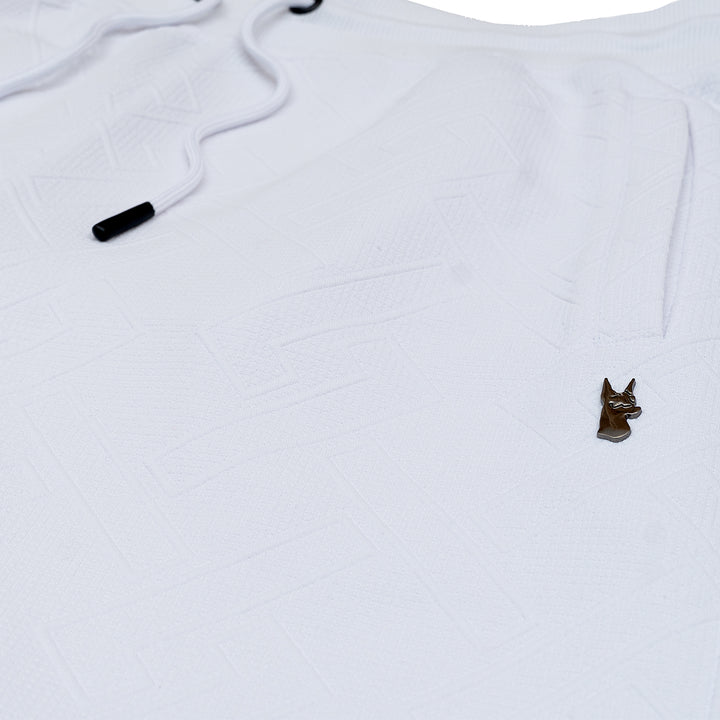 M963 Bianchi Jacquard Shorts - White