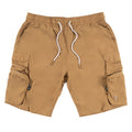 M633 Colton Nylon Spandex Cargo Shorts - Mocha
