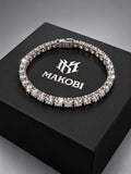 Iced Out Tennis Bracelet - 5mm White Gold