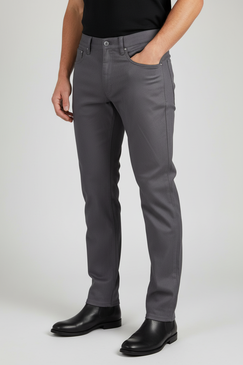 V1761 Veno Twill Denim Jeans - Dark Gray