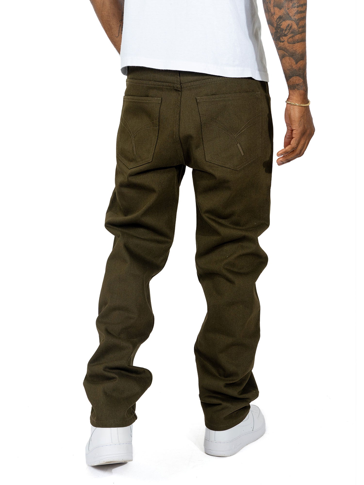 V1761 Veno Twill Denim Jeans - Olive