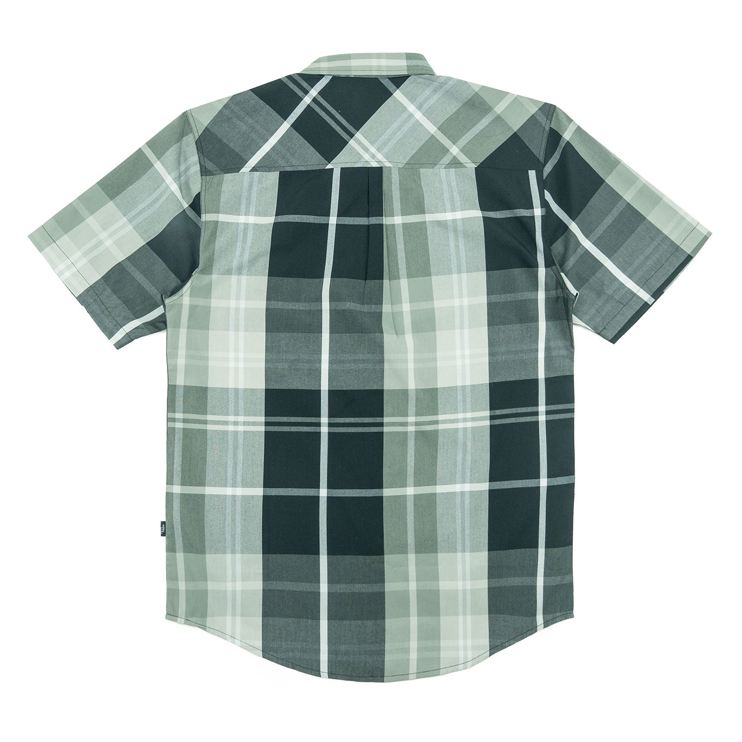 V832 Leon Plaid Shirt - Black