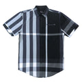 Makobi V836 Hugo Plaid Shirt in Black
