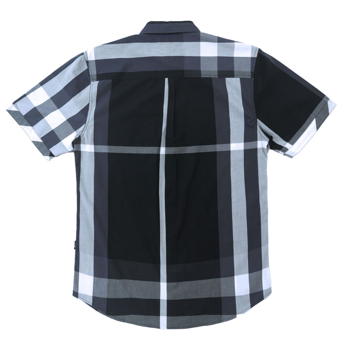 Makobi V836 Hugo Plaid Shirt in Black, view 4