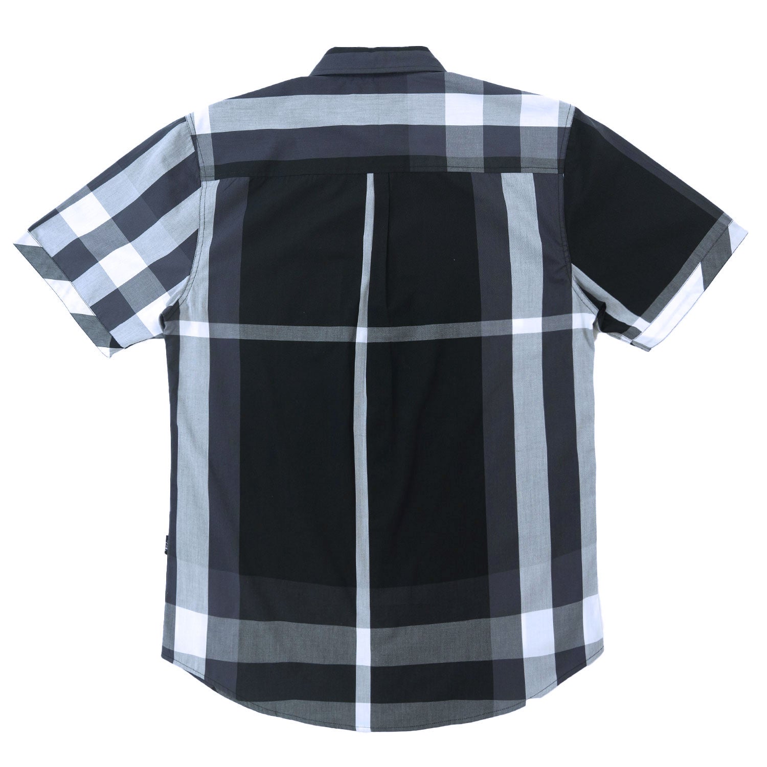 Makobi V836 Hugo Plaid Shirt in Black, view 4