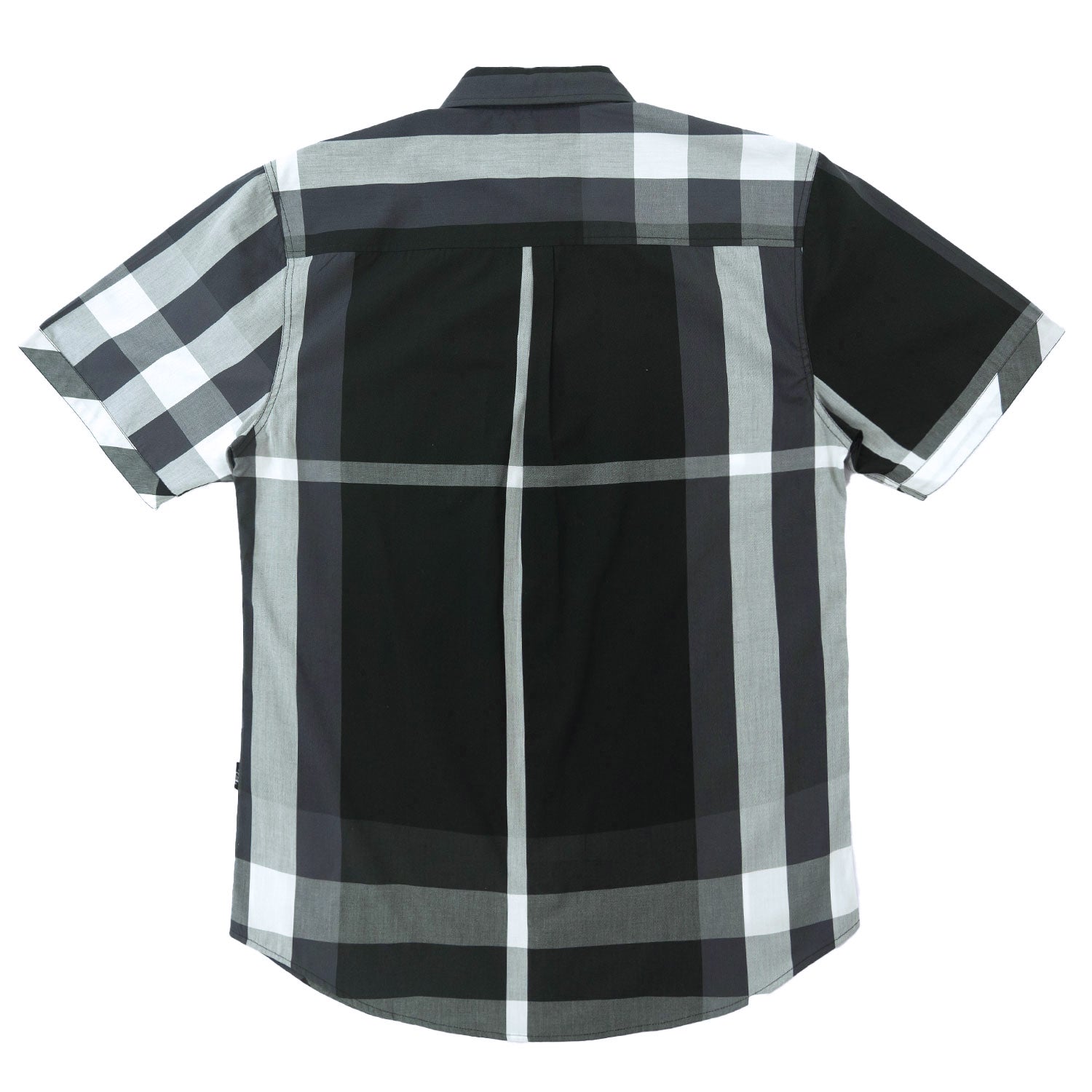 V836 Hugo Plaid Shirt - Black