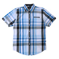 Makobi V846 Marco Plaid Shirt in White