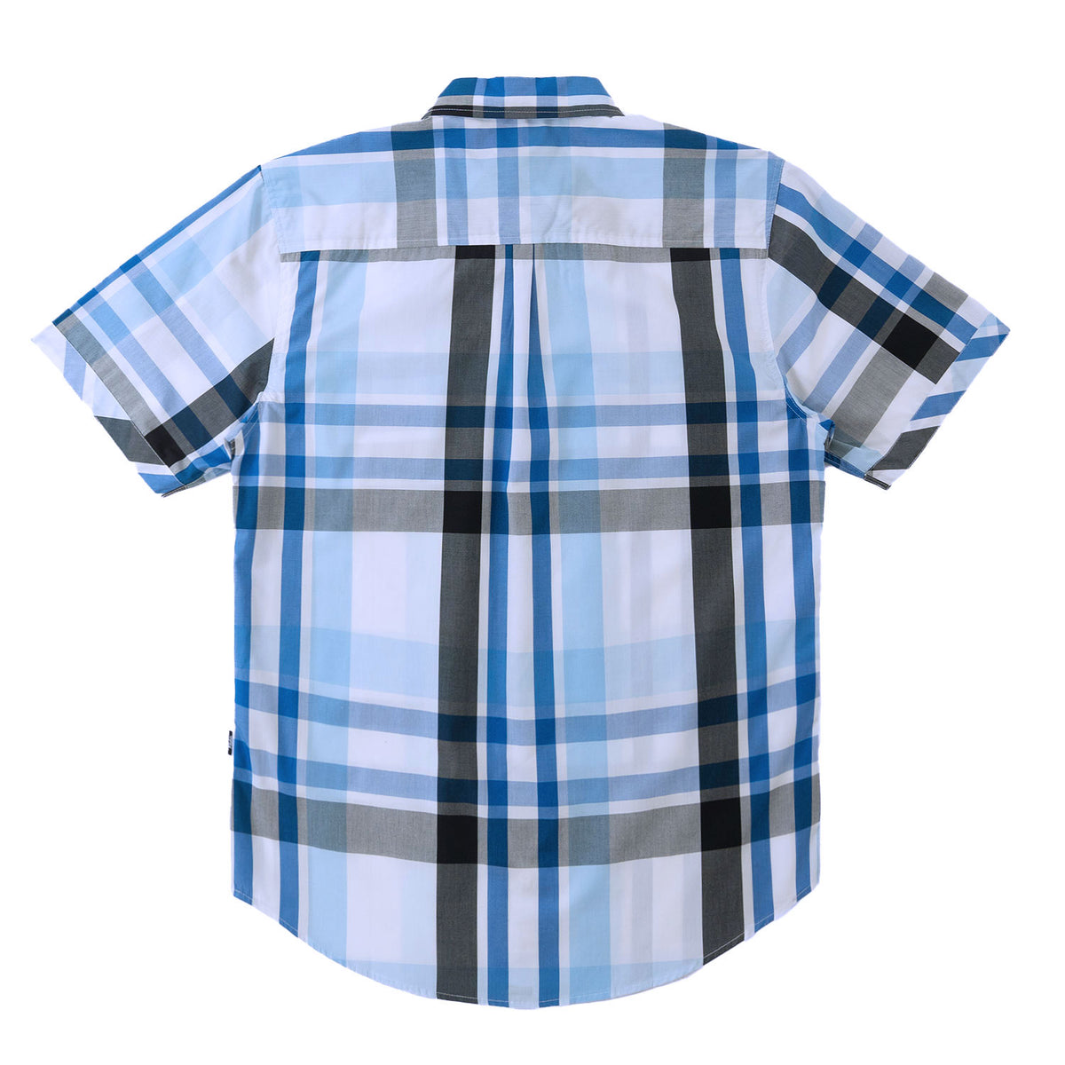 Makobi V846 Marco Plaid Shirt in White, view 4