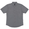 V952 Veno Satin Button-Down Shirt - Gray