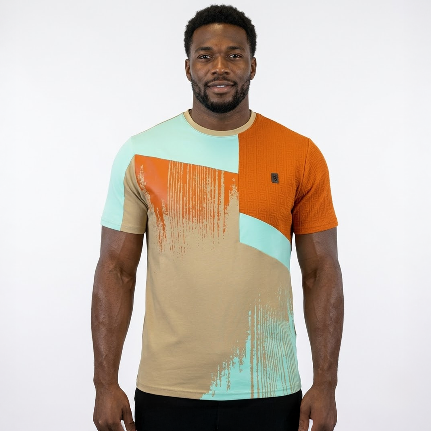 M385 Static Jacquard Tee - Khaki