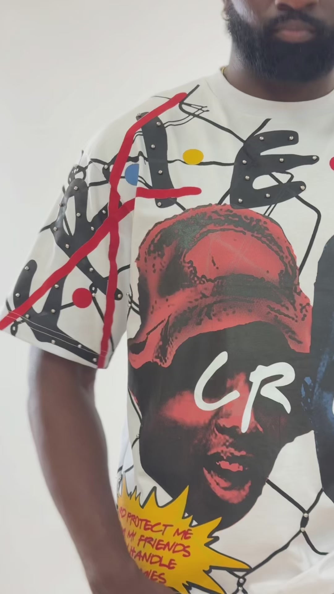 F124 Crew Love Tee - White