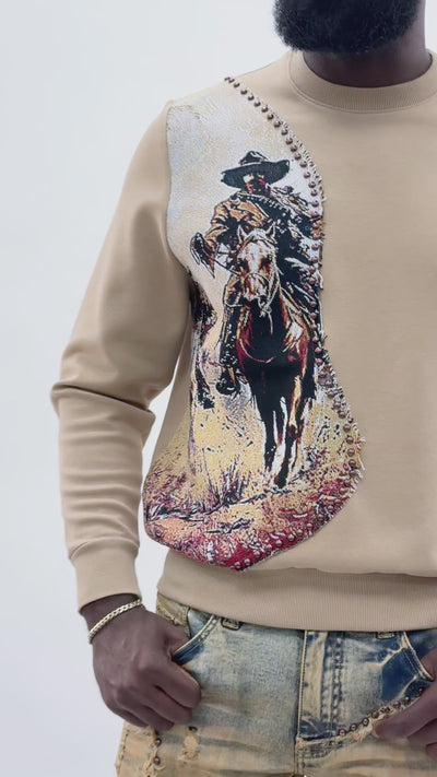 Sweatshirt | M4374 Ferdoni Crewneck - Black